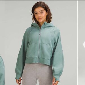lululemon athletica oversized full zip scuba